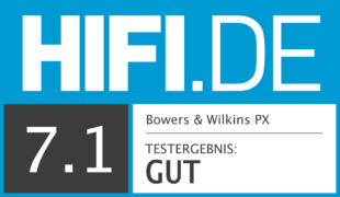HIFI.DE Testsiegel für Bowers & Wilkins PX