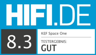 HIFI.DE Testsiegel für KEF Space One