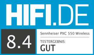 HIFI.DE Testsiegel für Sennheiser PXC 550