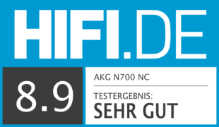 HIFI.DE Testsiegel für AKG N700 NC