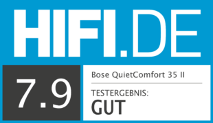HIFI.DE Testsiegel für Bose QuietComfort 35 II