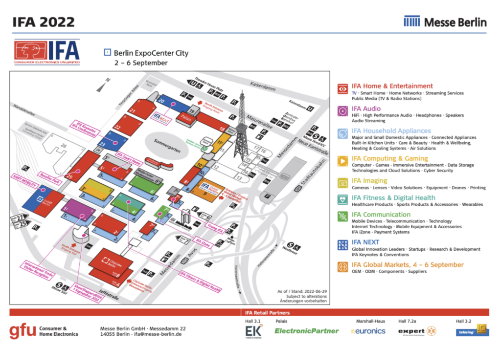 Screenshot des IFA Gebäudeplans