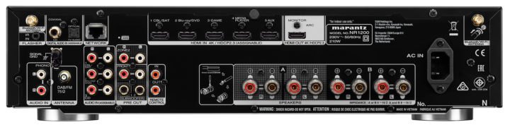 Vorschaubild für Der Marantz NR1200 Stereo-Netzwerk-Receiver