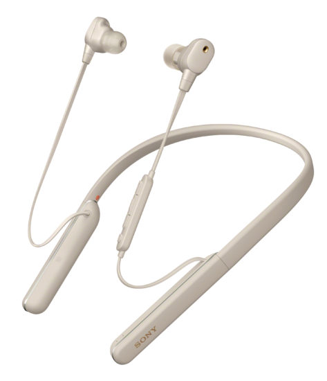 Sony WI-1000XM2 Nackenbügel-Kopfhörer hell