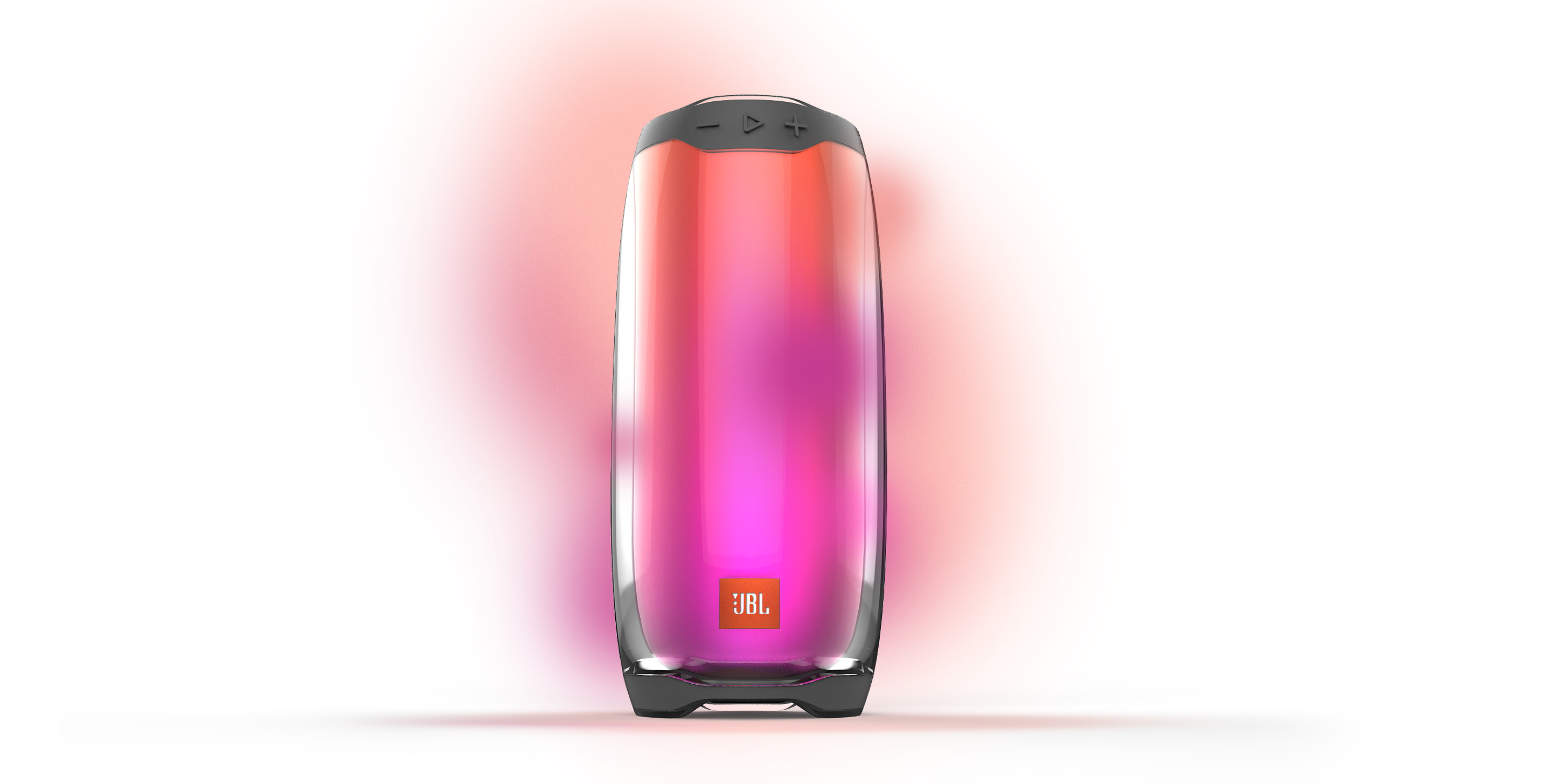 Wasserdichter Bluetooth-Lautsprecher mit 360-Grad-Beleuchtung JBL Pulse 4 in Schwarz Bis zu 12 Stunden Akkulaufzeit mit einer Ladung Kabelloses Musikstreaming 