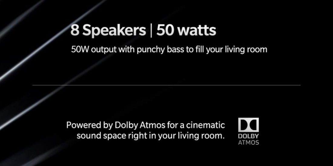 OnePlus TV Dolby Atmos