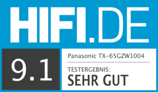 HIFI.DE Testsiegel für Panasonic GZW1004