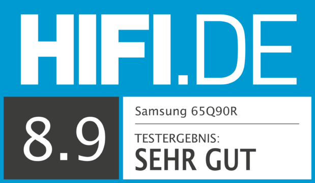 HIFI.DE Testsiegel für Samsung Q90R