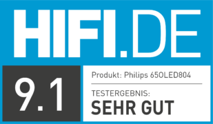 HIFI.DE Testsiegel für Philips 804