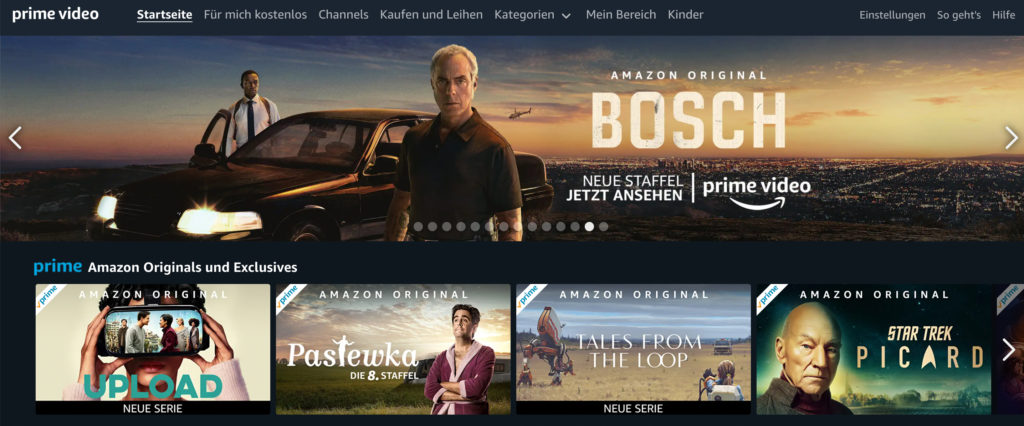 Bosch ist eine der Serien, die Amazon seit Jahren selbst produziert. | Bild: Amazon