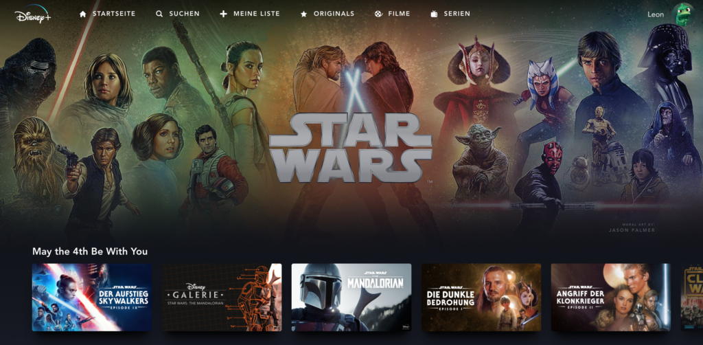 Disney Plus bietet alle Star Wars-Filme in 4K HDR an. | Bild: Disney