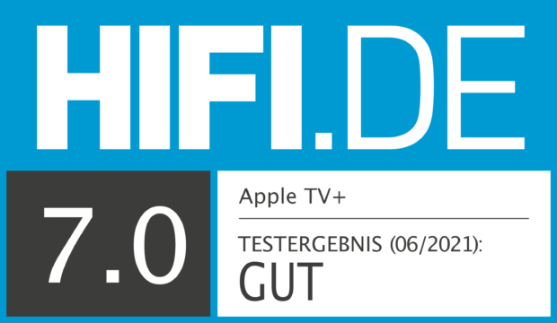 HIFI.DE Testsiegel für Apple TV Plus