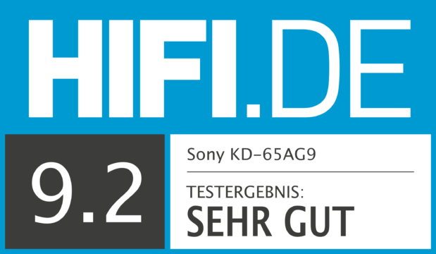HIFI.DE Testsiegel für Sony AG9