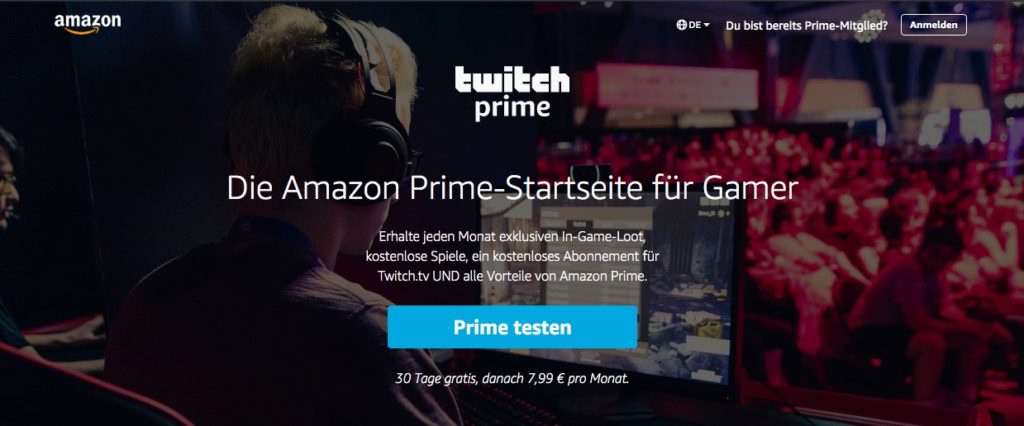 Amazon Twitch Prime