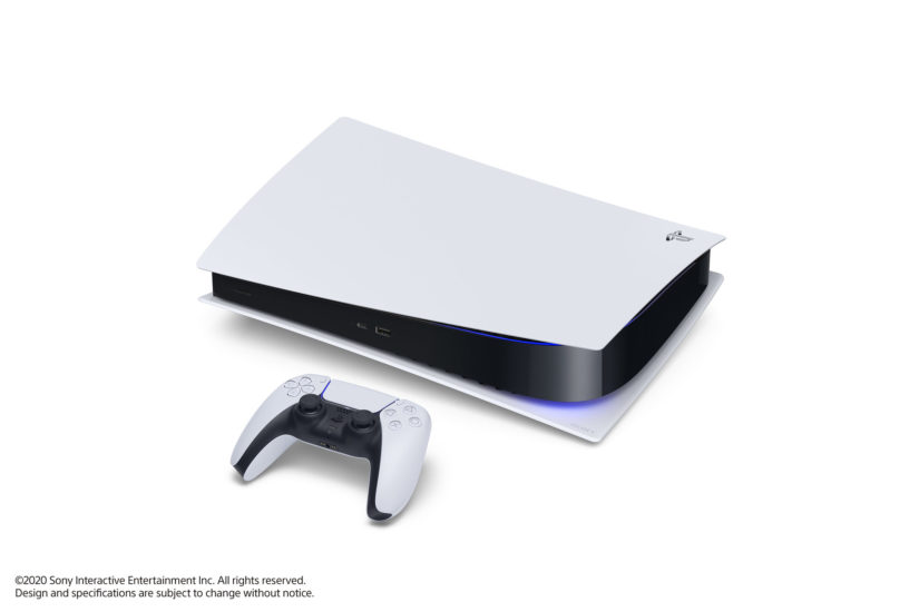 PlayStation 5 liegend