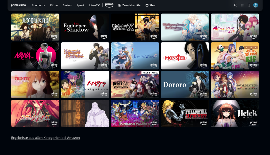 Amazon Anime
