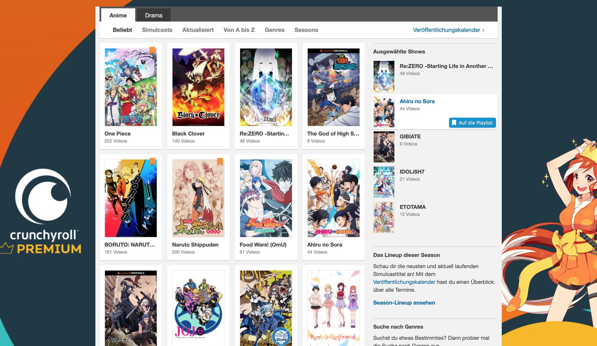 Crunchyroll Sie Haben Keine Erlaubnis Dies Zu Tun Streaming-Dienste für Animes: Das sind die besten Anbieter - HIFI.DE