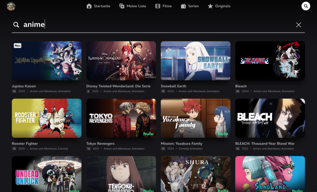 Disney+ Anime