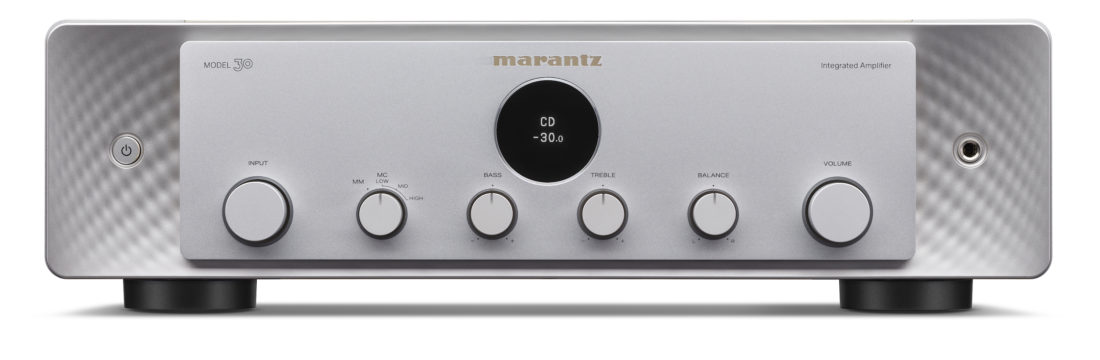 Marantz Model 30 in silber gold Frontansicht.