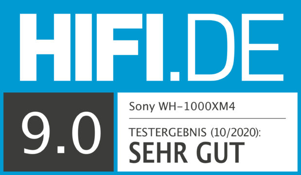 HIFI.DE Testsiegel für Sony WH-1000XM4