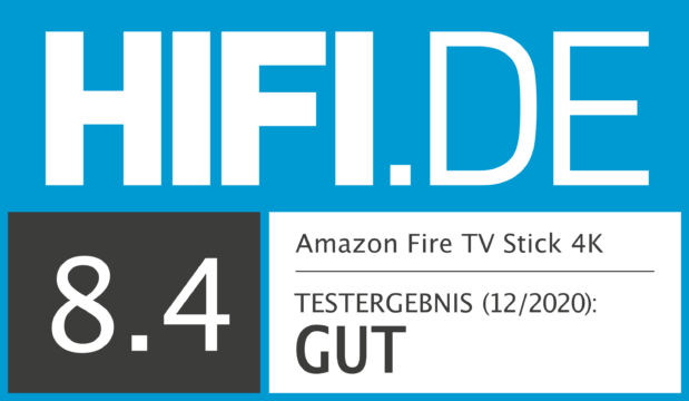 HIFI.DE Testsiegel für Amazon Fire TV Stick 4K