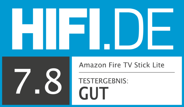 HIFI.DE Testsiegel für Amazon Fire TV Stick Lite