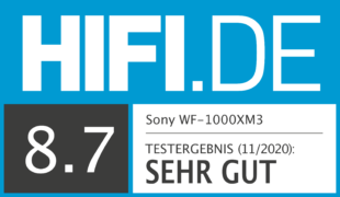 HIFI.DE Testsiegel für Sony WH-1000XM3