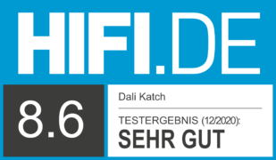HIFI.DE Testsiegel für Dali Katch