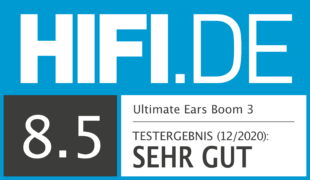 HIFI.DE Testsiegel für Ultimate Ears Boom 3