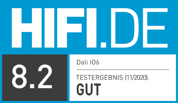 HIFI.DE Testsiegel für Dali iO-6
