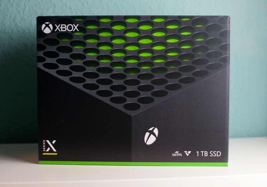 Die Xbox Series X, wie sie zu euch nach Hause geliefert wird. 
