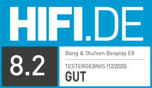 HIFI.DE Testsiegel für Bang & Olufsen Beoplay E8