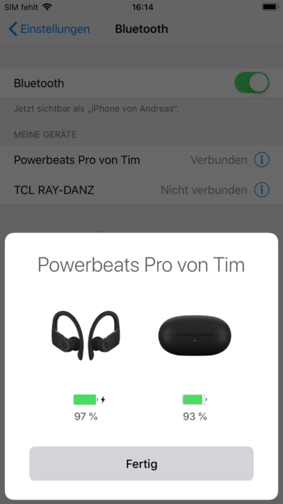 Powerbeats Pro iPhone Screenshot