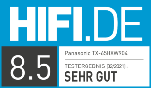 HIFI.DE Testsiegel für Panasonic HXW904