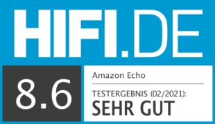 HIFI.DE Testsiegel für Amazon Echo