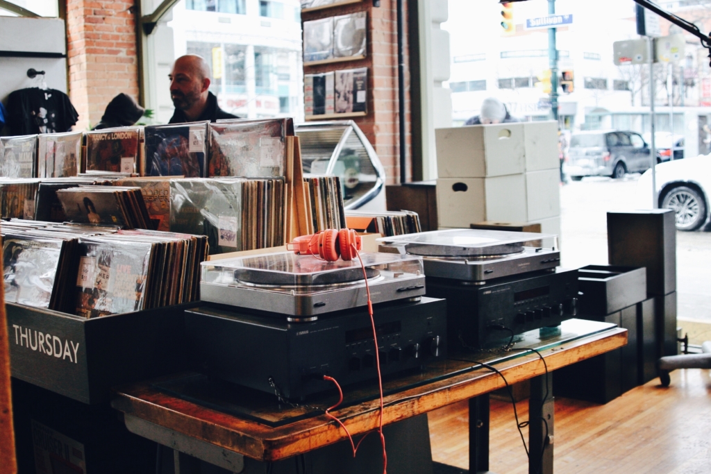 vinyl record store unsplash