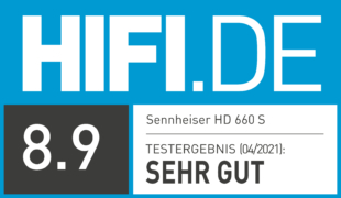 HIFI.DE Testsiegel für Sennheiser HD 660S