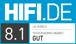 HIFI.DE Testsiegel für LG Vivo HU85LS