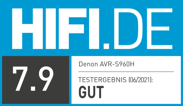 HIFI.DE Testsiegel für Denon AVR-S960H