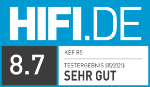 HIFI.DE Testsiegel für KEF R5