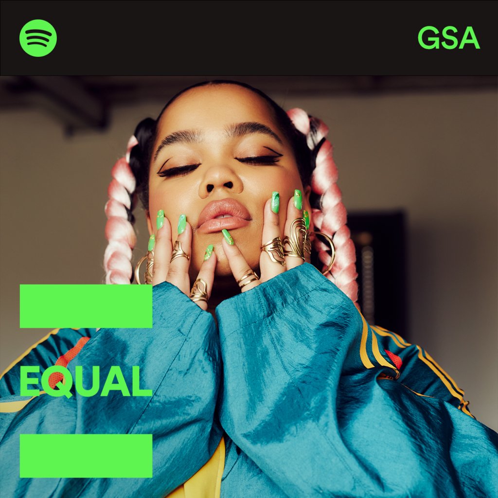 Newcomerin Zoe Wees auf dem Cover der Spotify EQUAL GSA-Playlist