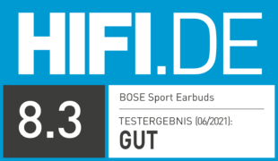 HIFI.DE Testsiegel für Bose Sport Earbuds
