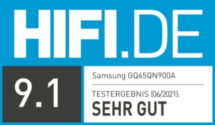 HIFI.DE Testsiegel für Samsung QN900A