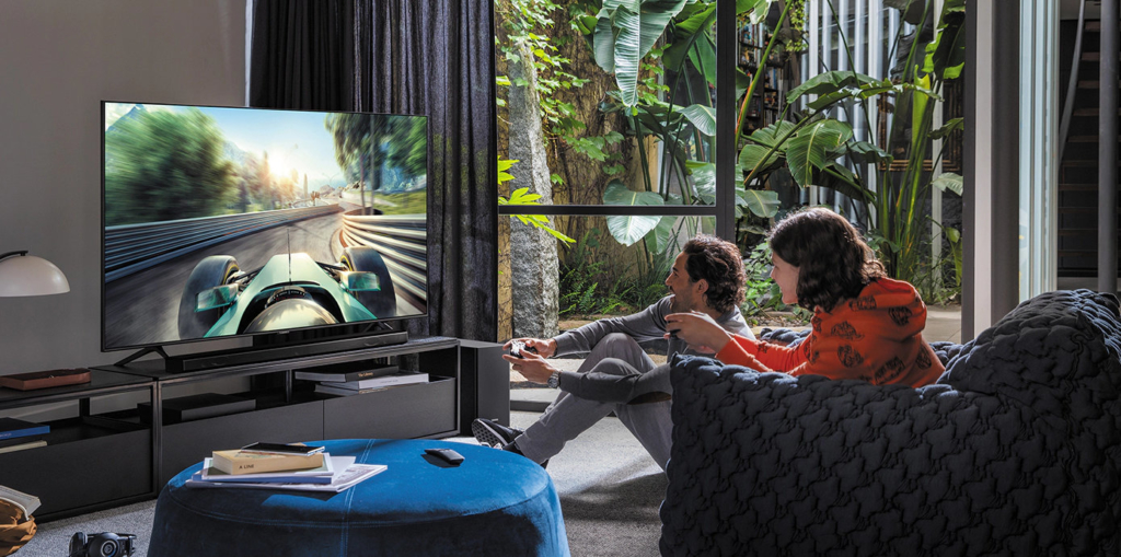 Egal ob PC oder Konsole: Gaming-TVs machen das Wohnzimmer zum Entertainment-Hub.