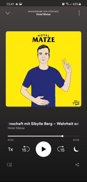 Spotify Podcast Wiedergabe