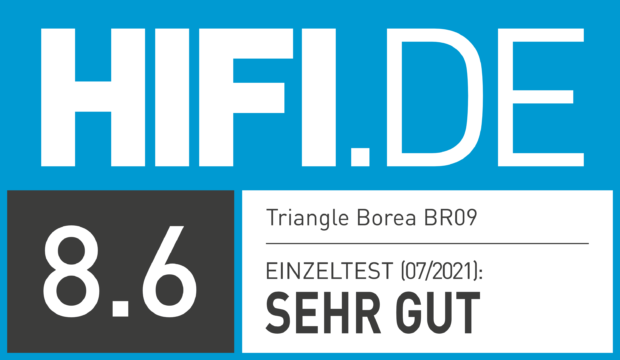 HIFI.DE Testsiegel für Triangle Borea BR09