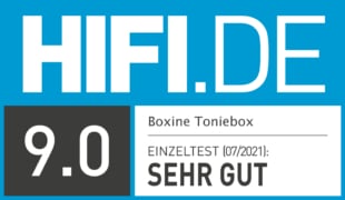 HIFI.DE Testsiegel für Toniebox