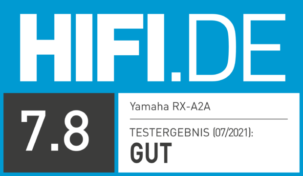 HIFI.DE Testsiegel für Yamaha RX-A2A