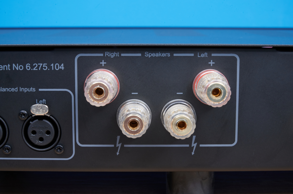 Streaming-Verstärker Hegel H120 - Lautsprecherklemmen