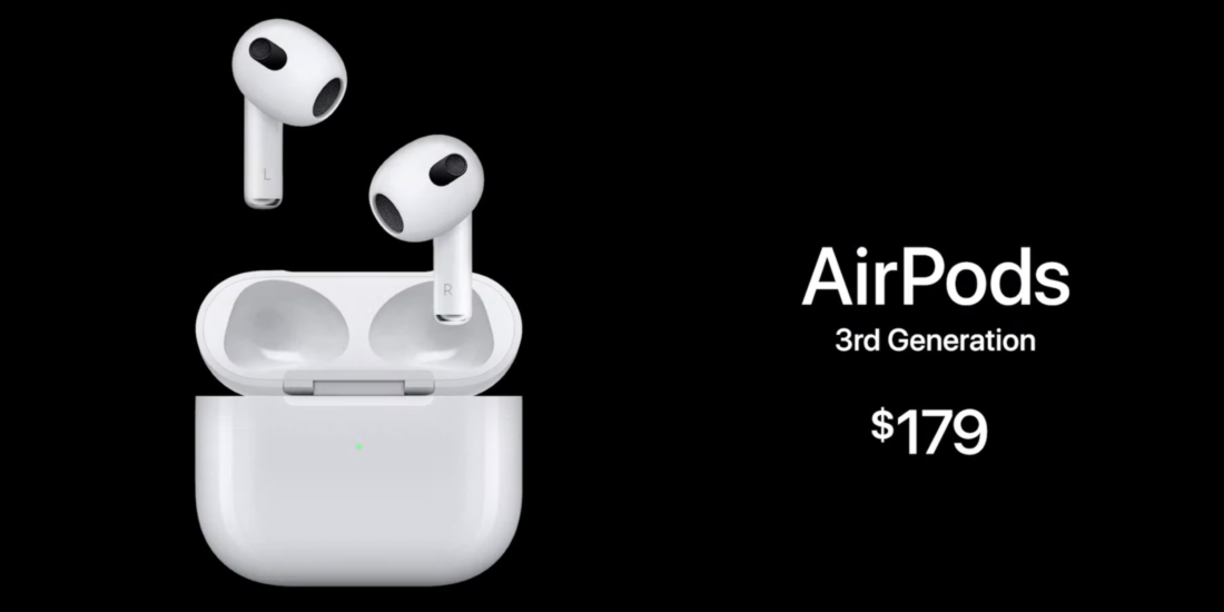 Apple Event: Neue Apple AirPods 3 angekündigt